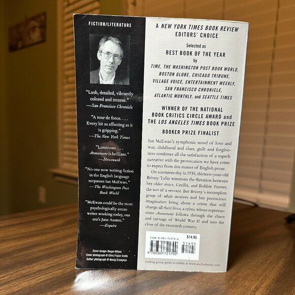 Atonement by Ian McEwan paperback - Picture 2 of 5